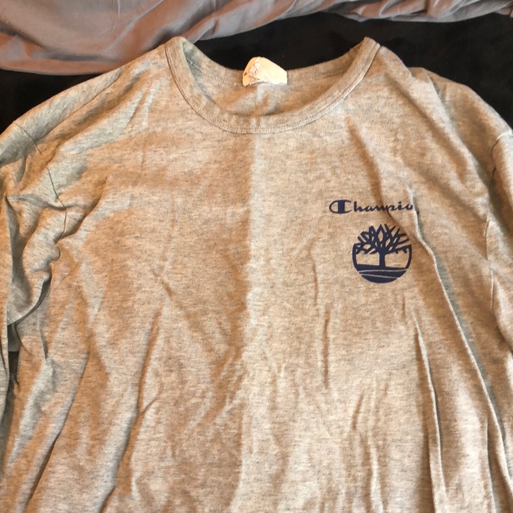 Long sleeve shirt, champion, light grey